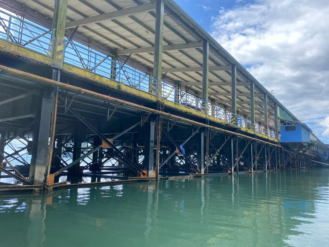 Infraestructura portuaria del Muelle de Golfito